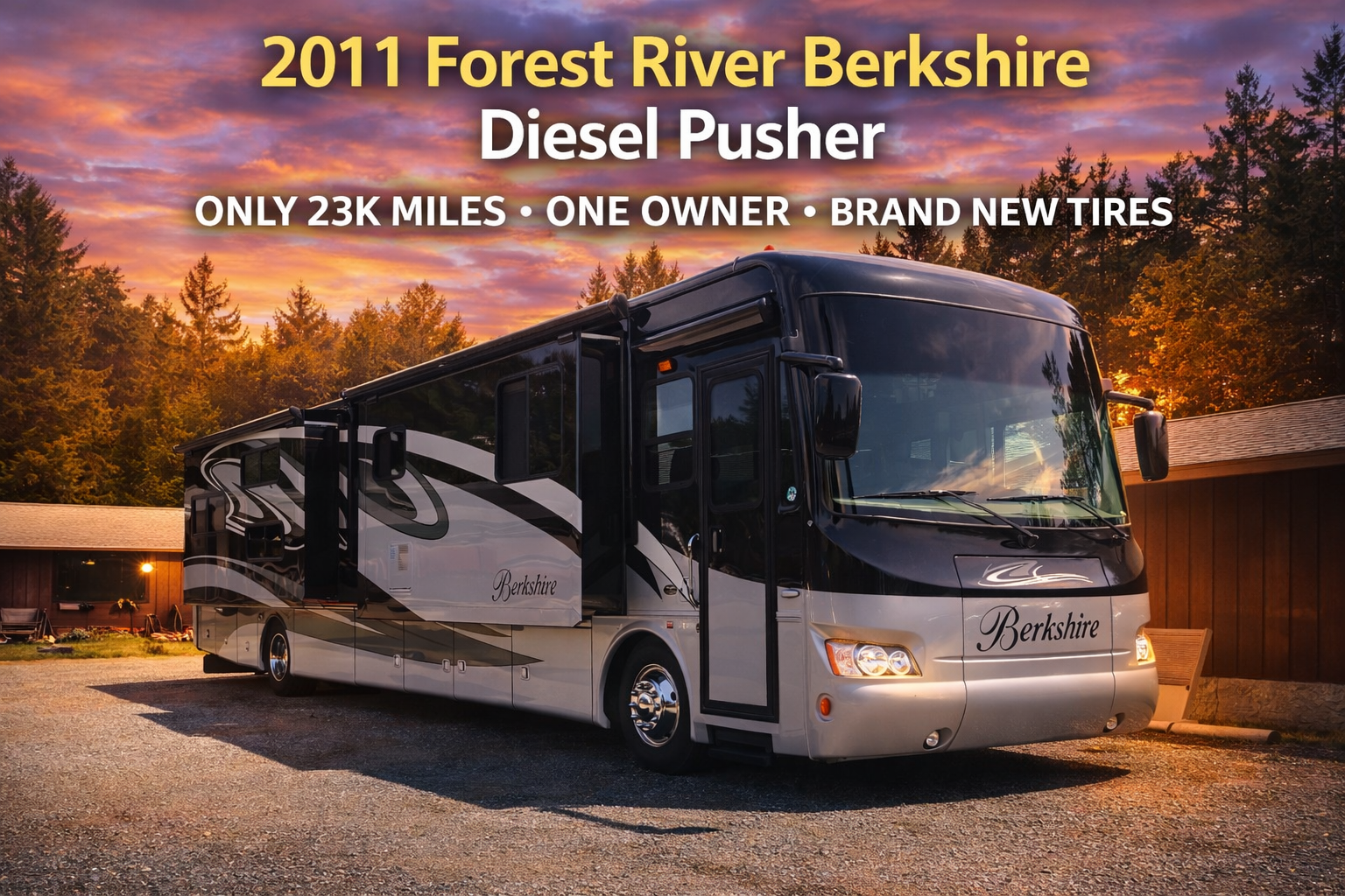 Second exterior angle of Berkshire motorhome