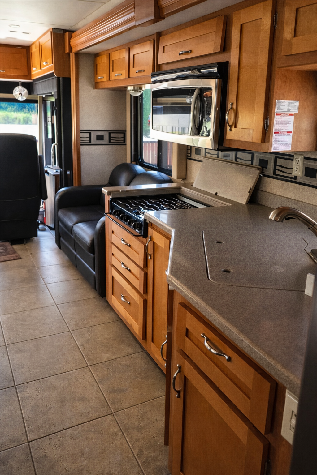 Motorhome kitchen